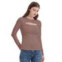 Women s Cut Out Long Sleeve T-Shirt 