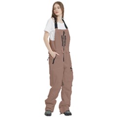 Women s Front Zip Ski And Snowboard Bib Pants 