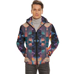 Men s Hooded Quilted Jacket 