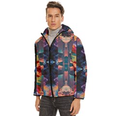 Men s Hooded Quilted Jacket 