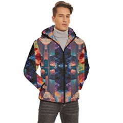 Men s Hooded Quilted Jacket 