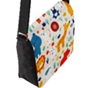 Flap Closure Messenger Bag (L) 