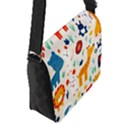 Flap Closure Messenger Bag (S) 