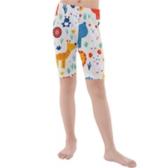 Kids  Mid Length Swim Shorts 