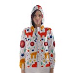 Pet Animal 03 Women s Hooded Windbreaker