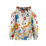 Pet Animal 03 Kids  Zipper Hoodie