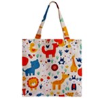 Pet Animal 03 Zipper Grocery Tote Bag