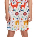 Pet Animal 03 Kids  Basketball Shorts