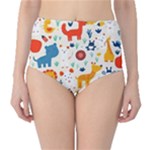 Pet Animal 03 Classic High-Waist Bikini Bottoms