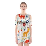 Pet Animal 03 Shoulder Cutout One Piece Dress