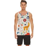 Pet Animal 03 Men s Wide Collar Tank Top