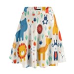 Pet Animal 03 High Waist Skirt