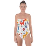 Pet Animal 03 Tie Back One Piece Swimsuit