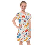 Pet Animal 03 Kids  Drop Waist Dress