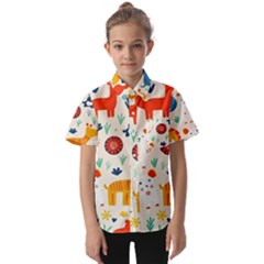 Kids  Short Sleeve Shirt 