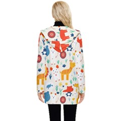 Button Up Hooded Coat  