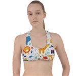 Pet Animal 03 Criss Cross Racerback Sports Bra