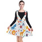 Pet Animal 03 Plunge Pinafore Dress