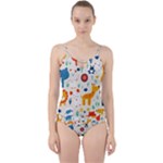 Pet Animal 03 Cut Out Top Tankini Set