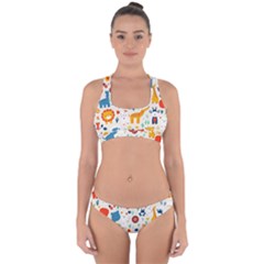 Pet Animal 03 Cross Back Hipster Bikini Set from ArtsNow.com