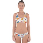 Pet Animal 03 Cross Back Hipster Bikini Set