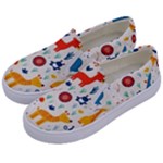 Pet Animal 03 Kids  Canvas Slip Ons