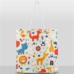 Full Print Rope Handle Tote (Large) 