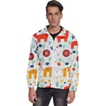 Pet Animal 03 Men s High Neck Windbreaker