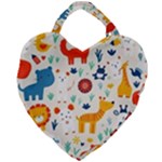 Pet Animal 03 Giant Heart Shaped Tote