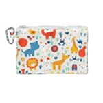 Pet Animal 03 Canvas Cosmetic Bag (Medium)