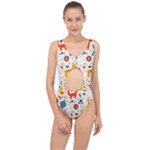 Pet Animal 03 Center Cut Out Swimsuit