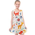 Pet Animal 03 Kids  Cross Back Dress