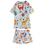 Pet Animal 03 Kids  Swim T-Shirt and Shorts Set