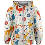 Pet Animal 03 Kids  Zipper Hoodie Without Drawstring