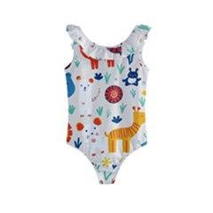 Kids  Frill Swimsuit 