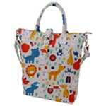 Pet Animal 03 Buckle Top Tote Bag