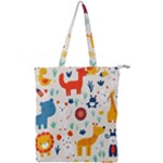 Pet Animal 03 Double Zip Up Tote Bag