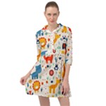 Pet Animal 03 Mini Skater Shirt Dress