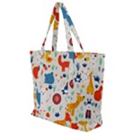 Pet Animal 03 Zip Up Canvas Bag