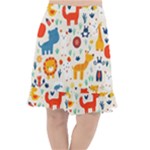 Pet Animal 03 Fishtail Chiffon Skirt