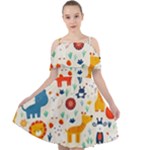 Pet Animal 03 Cut Out Shoulders Dress