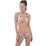 Pet Animal 03 Ring Detail Crop Bikini Set