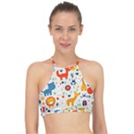 Pet Animal 03 Halter Bikini Top