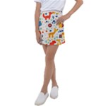 Pet Animal 03 Kids  Tennis Skirt