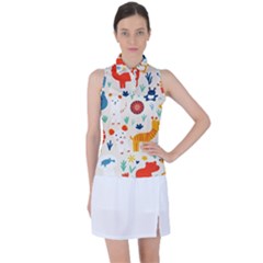 Women s Sleeveless Polo T-Shirt 