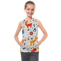 Kids  Sleeveless Hoodie 