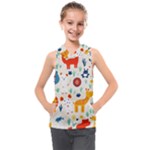 Pet Animal 03 Kids  Sleeveless Hoodie