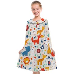 Pet Animal 03 Kids  Midi Sailor Dress from ArtsNow.com