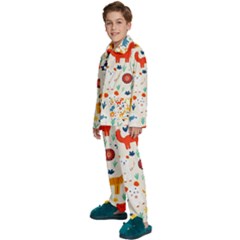 Kids  Long Sleeve Velvet Pajamas Set 