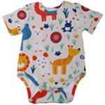 Pet Animal 03 Baby Short Sleeve Bodysuit